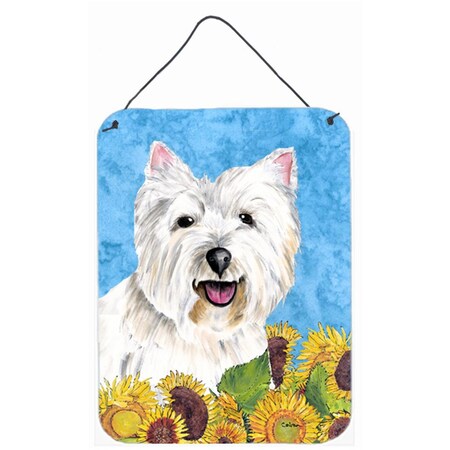 Carolines Treasures Westie Aluminium Metal Wall Or Door Hanging Prints SC9070DS1216